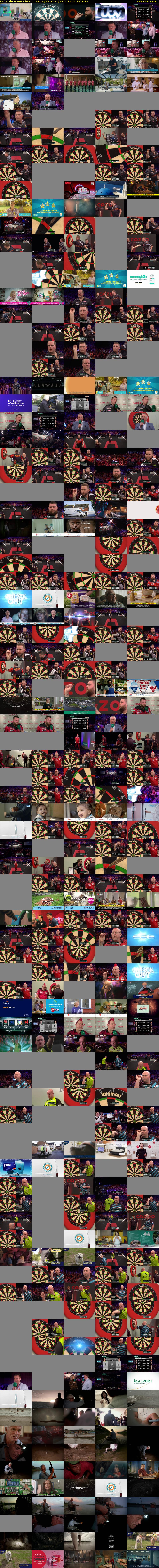 Darts: The Masters (ITV4) Sunday 29 January 2023 12:45 - 17:00