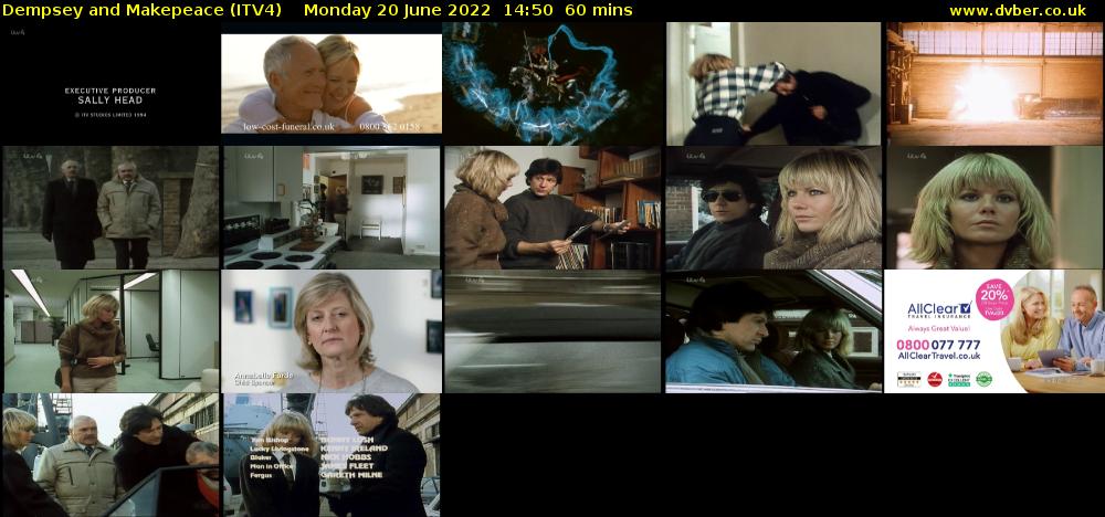 Dempsey and Makepeace (ITV4) Monday 20 June 2022 14:50 - 15:50