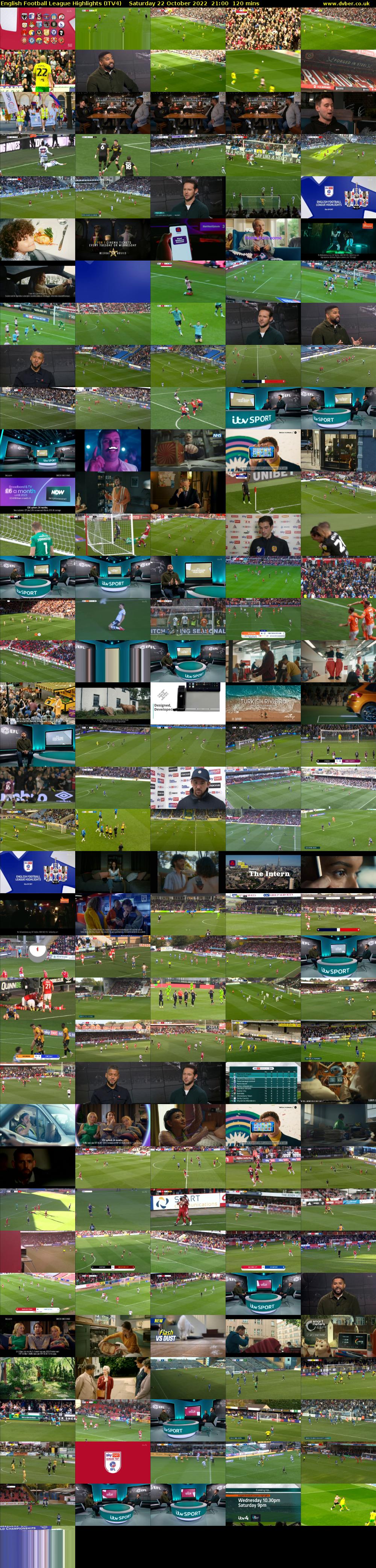 English Football League Highlights (ITV4) 202210222100
