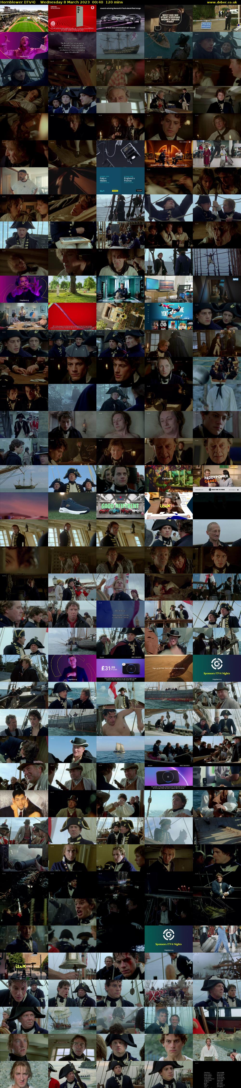 Hornblower (ITV4) Wednesday 8 March 2023 00:40 - 02:40