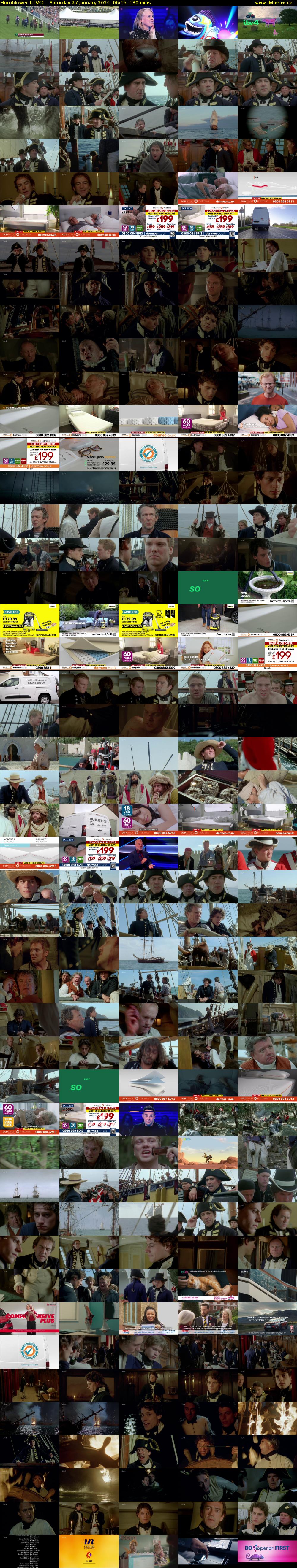Hornblower (ITV4) Saturday 27 January 2024 06:15 - 08:25