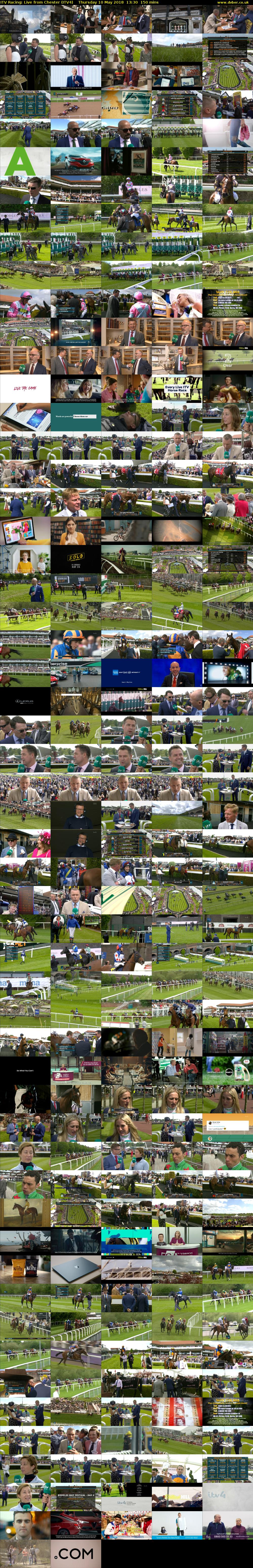 ITV Racing: Live from Chester (ITV4) Thursday 10 May 2018 13:30 - 16:00