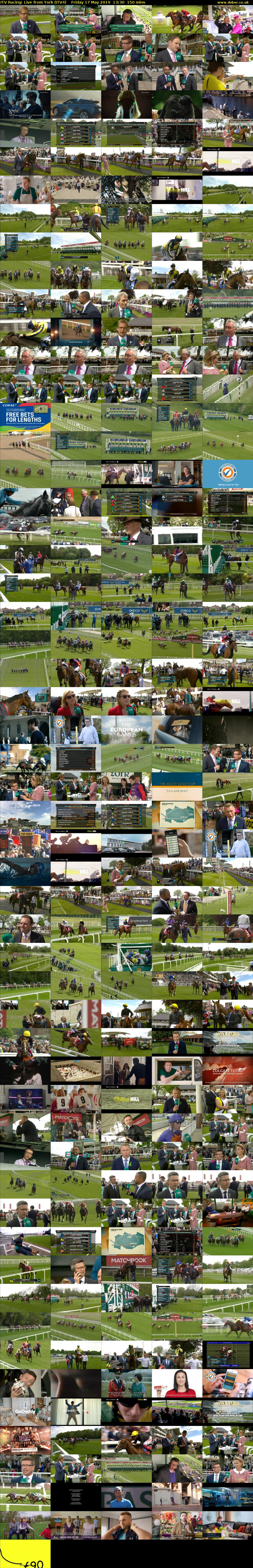 ITV Racing: Live from York (ITV4) Friday 17 May 2019 13:30 - 16:00