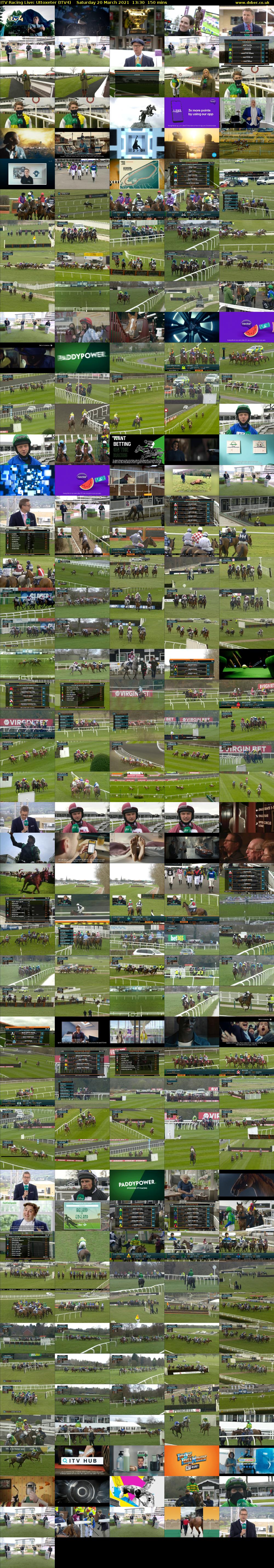 ITV Racing Live: Uttoxeter (ITV4) Saturday 20 March 2021 13:30 - 16:00