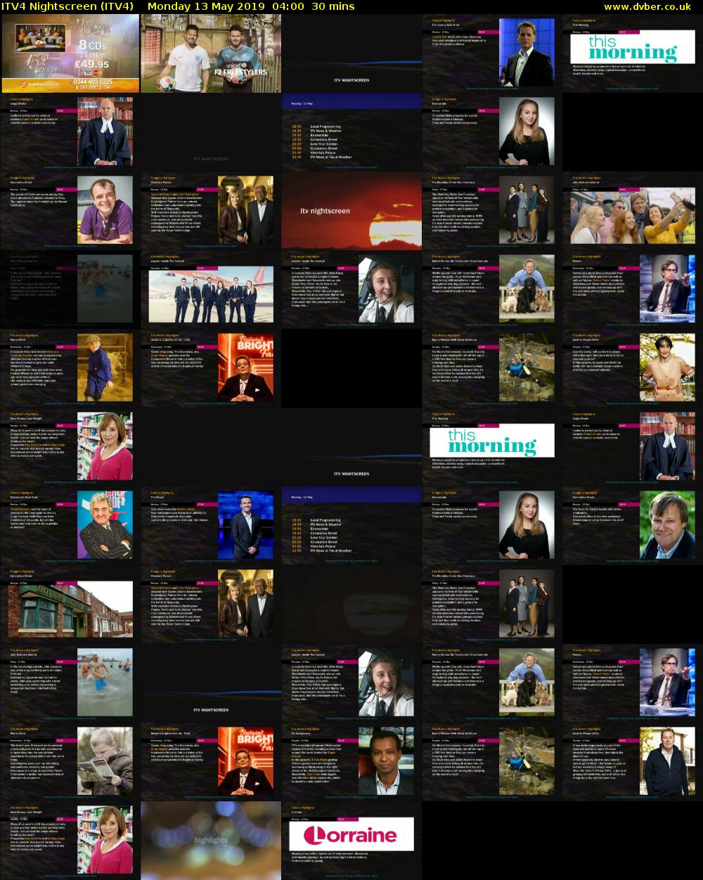 ITV4 Nightscreen (ITV4) 201905130400