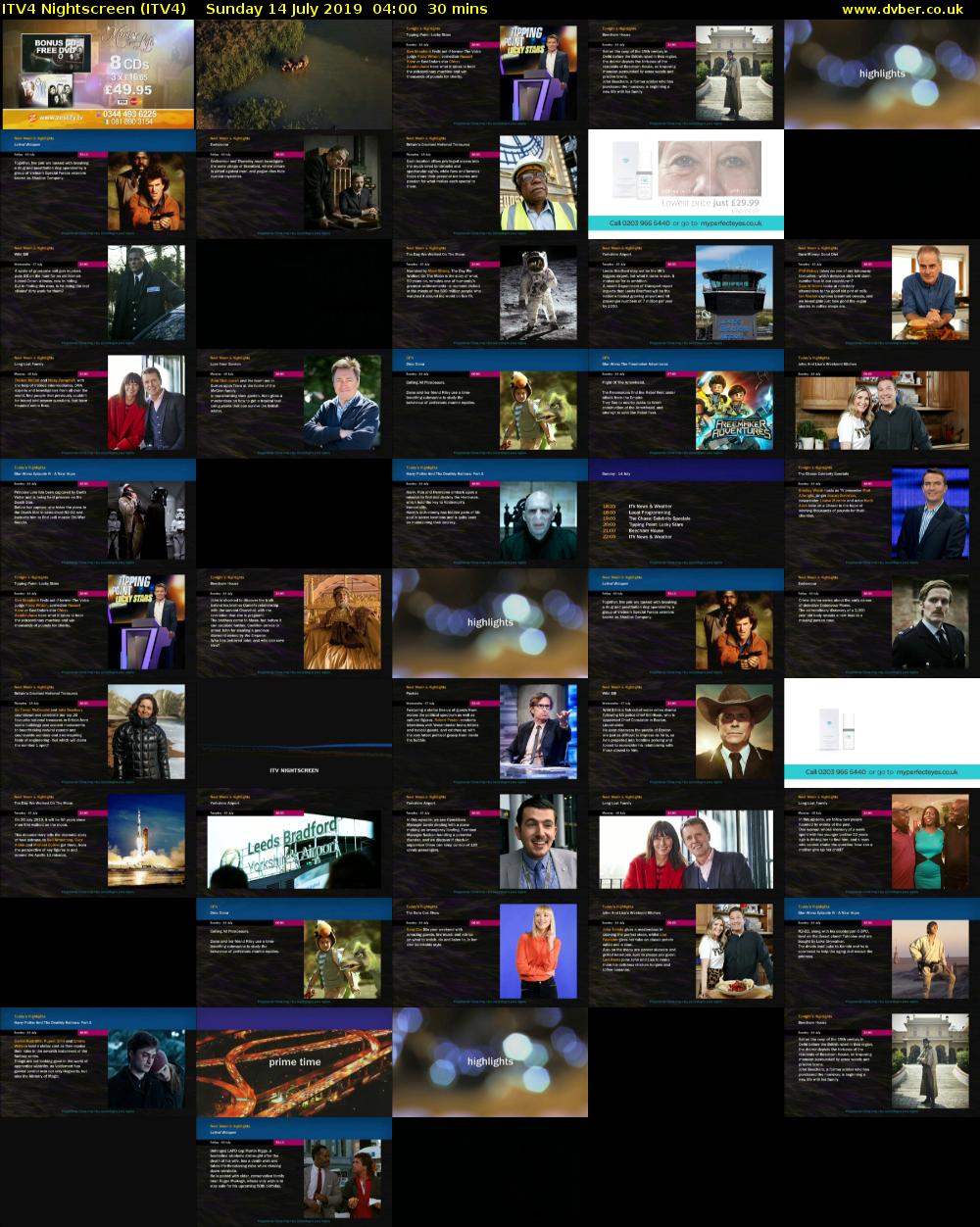 ITV4 Nightscreen (ITV4) 201907140400