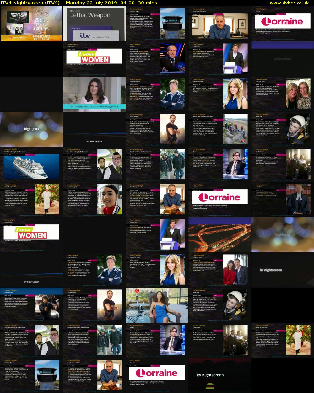 ITV4 Nightscreen (ITV4) 201907220400
