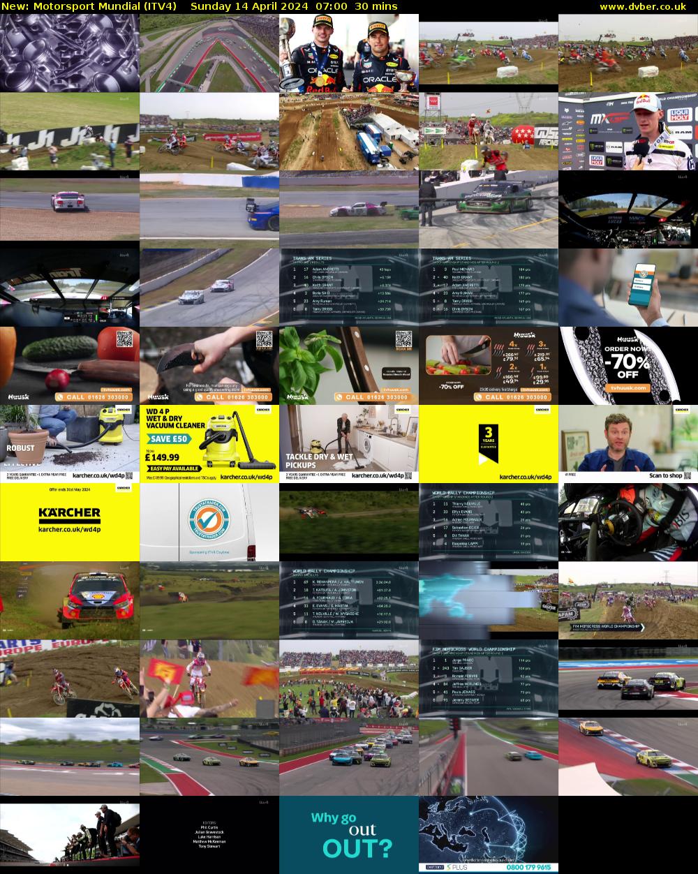 Motorsport Mundial (ITV4) Sunday 14 April 2024 07:00 - 07:30