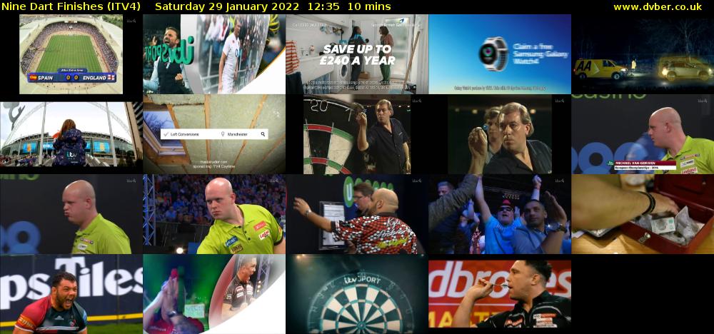 Nine Dart Finishes (ITV4) Saturday 29 January 2022 12:35 - 12:45