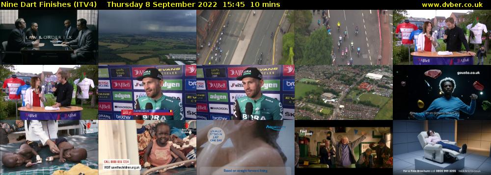 Nine Dart Finishes (ITV4) Thursday 8 September 2022 15:45 - 15:55