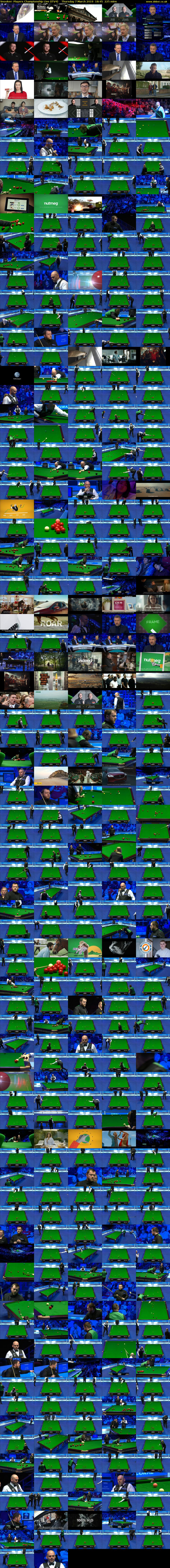 Snooker: Players Championship Live (ITV4) Thursday 7 March 2019 18:45 - 22:30
