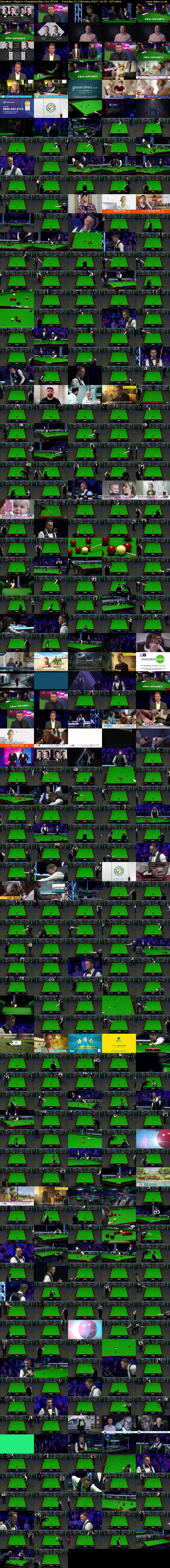 Snooker: Players Championship Live (ITV4) Tuesday 21 February 2023 12:45 - 16:30