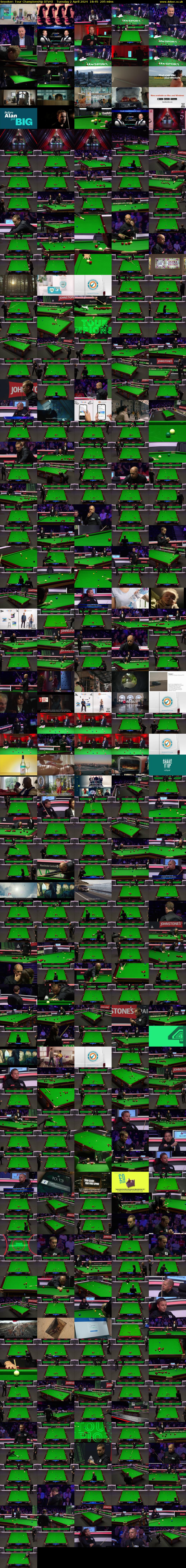 Snooker: Tour Championship (ITV4) Tuesday 2 April 2024 18:45 - 22:10
