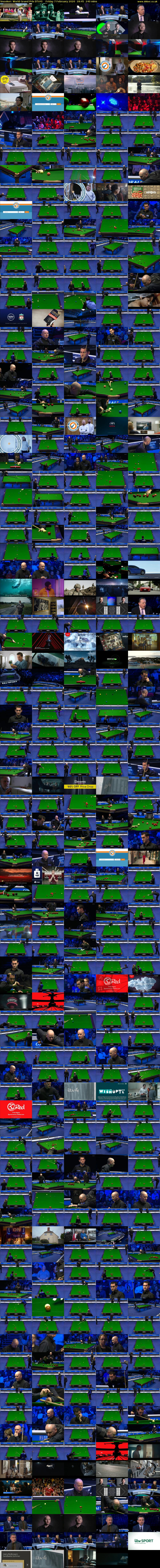 Snooker: World Grand Prix (ITV4) Friday 7 February 2020 18:45 - 22:45