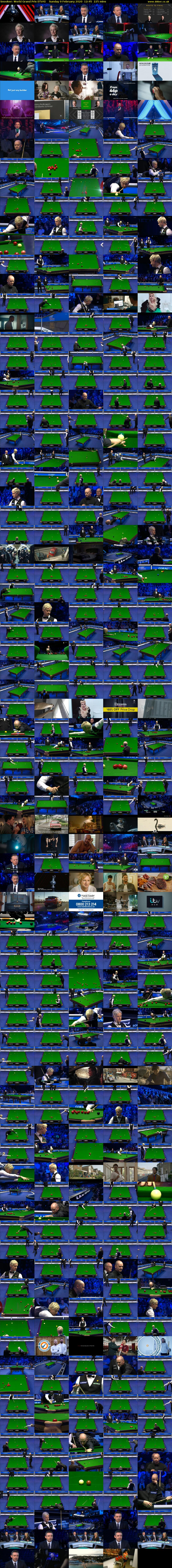 Snooker: World Grand Prix (ITV4) Sunday 9 February 2020 12:45 - 16:30