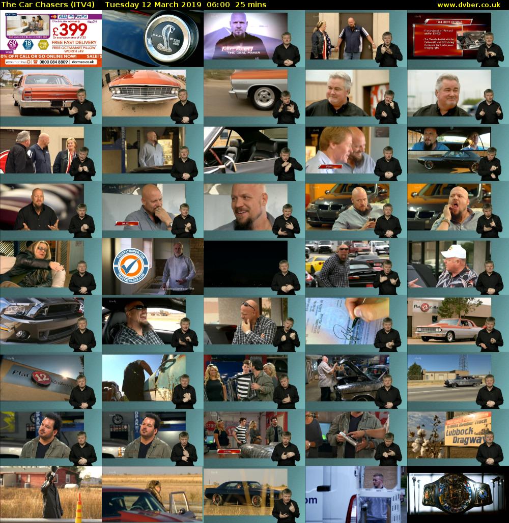 The Car Chasers (ITV4) Tuesday 12 March 2019 06:00 - 06:25