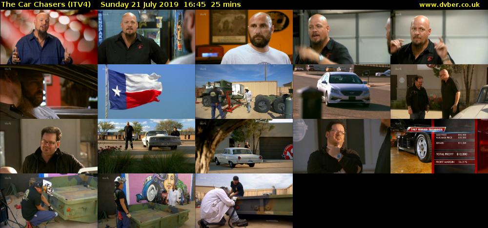 The Car Chasers (ITV4) Sunday 21 July 2019 16:45 - 17:10