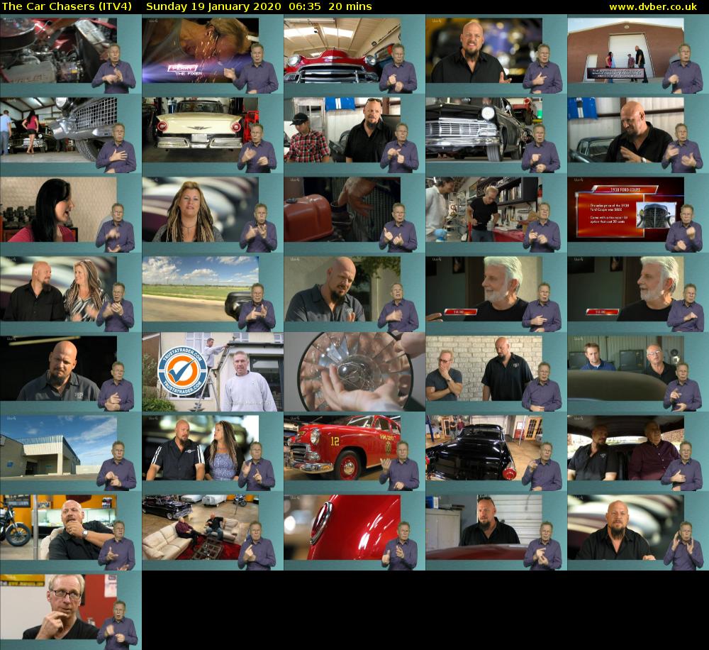 The Car Chasers (ITV4) Sunday 19 January 2020 06:35 - 06:55