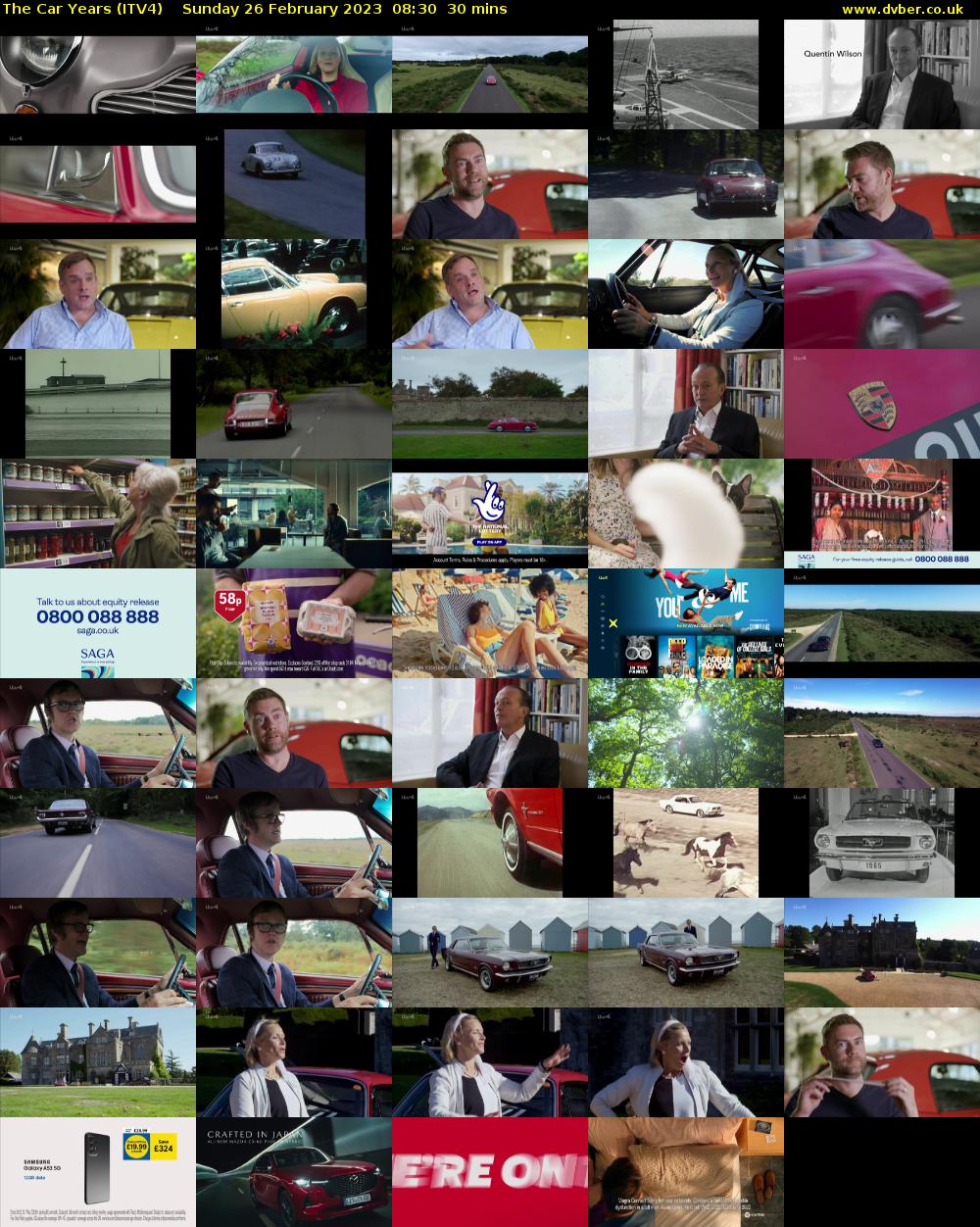 The Car Years (ITV4) Sunday 26 February 2023 08:30 - 09:00