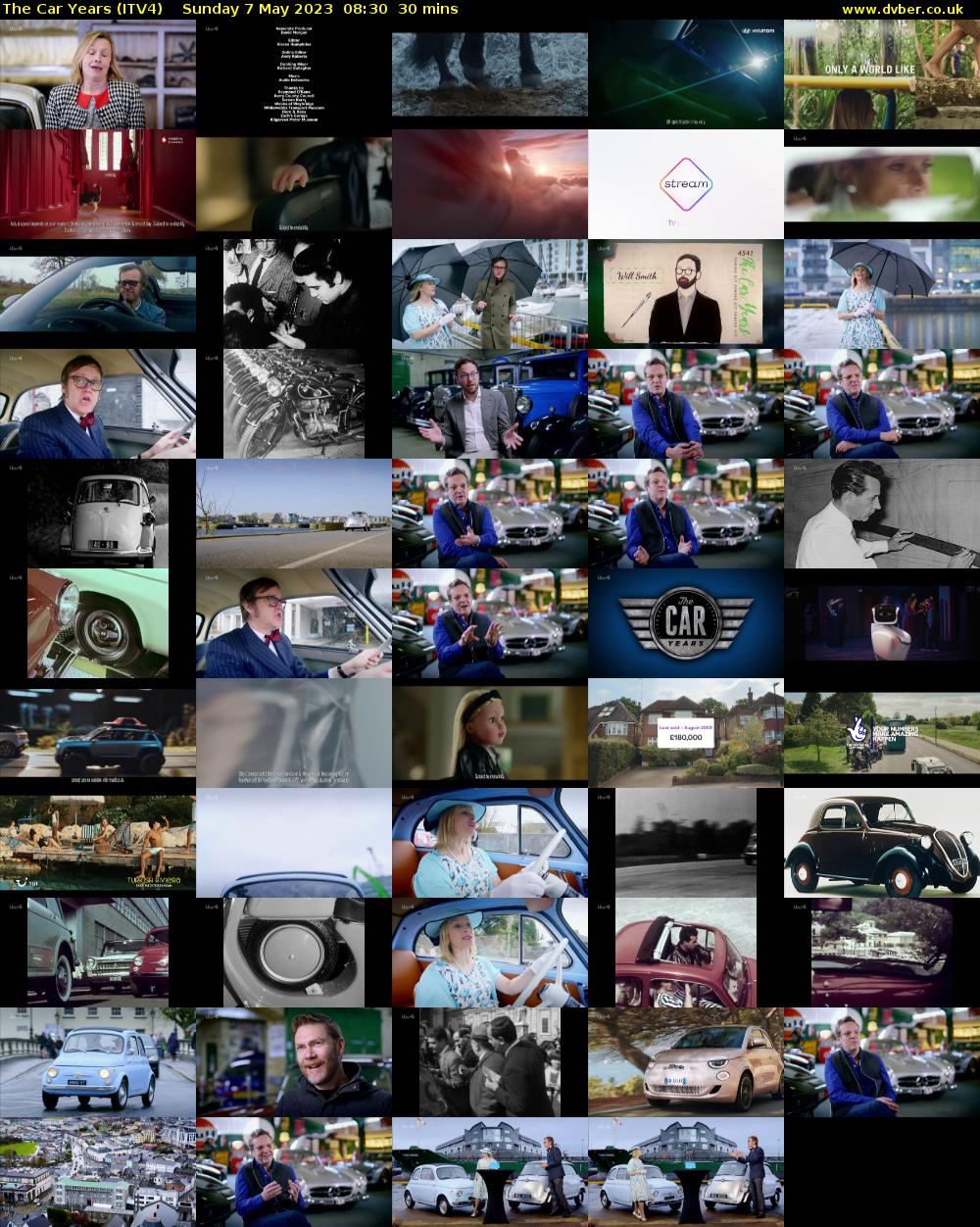 The Car Years (ITV4) Sunday 7 May 2023 08:30 - 09:00