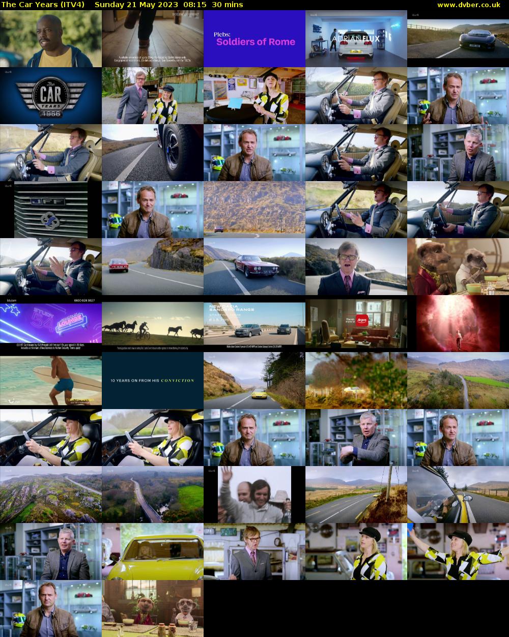 The Car Years (ITV4) Sunday 21 May 2023 08:15 - 08:45
