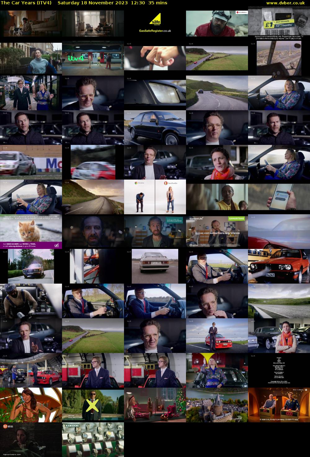 The Car Years (ITV4) Saturday 18 November 2023 12:30 - 13:05