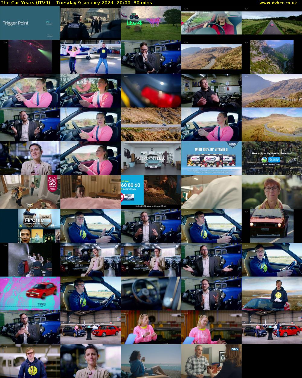 The Car Years (ITV4) Tuesday 9 January 2024 20:00 - 20:30