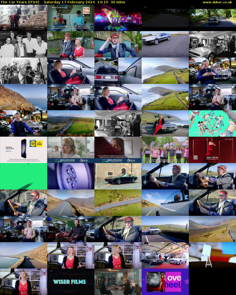 The Car Years (ITV4) Saturday 17 February 2024 14:10 - 14:40