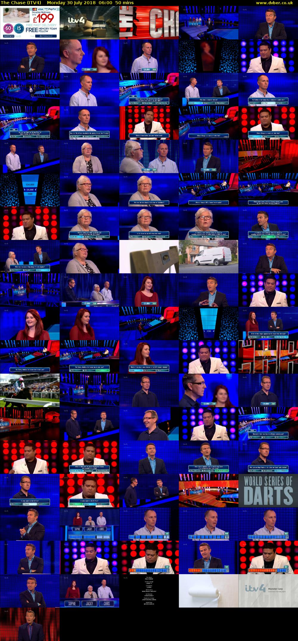The Chase (ITV4) Monday 30 July 2018 06:00 - 06:50