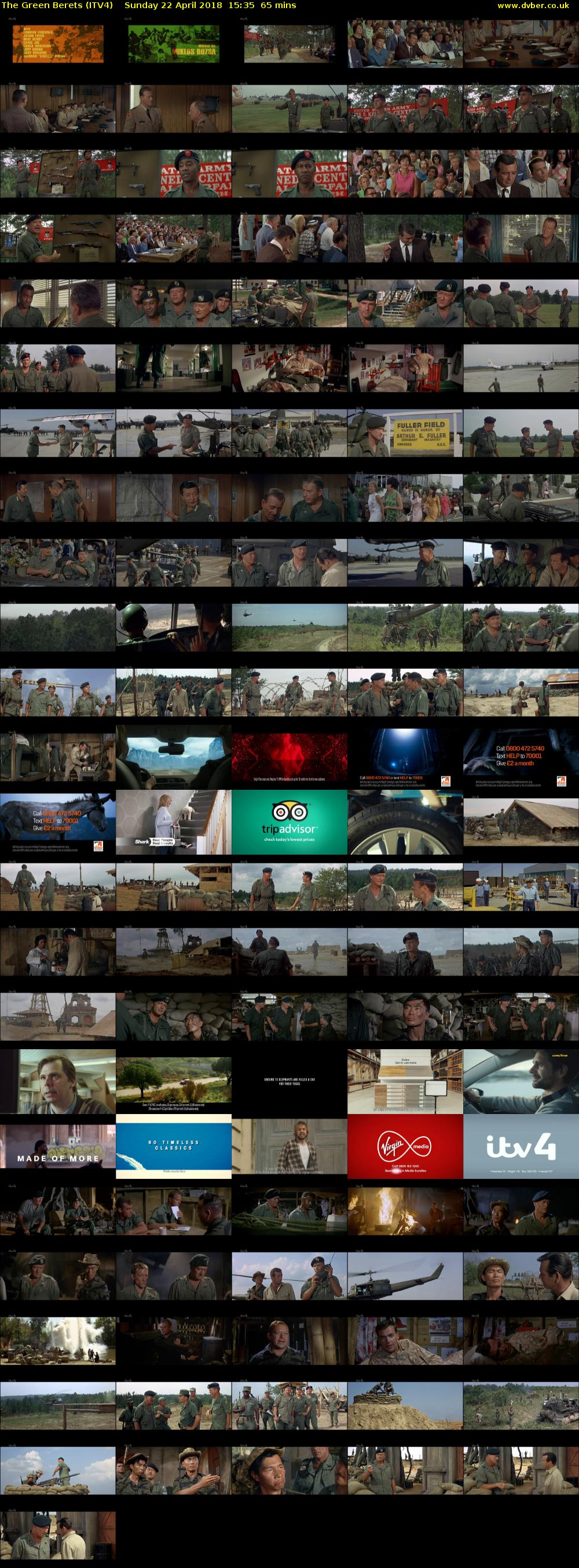The Green Berets (ITV4) Sunday 22 April 2018 15:35 - 16:40