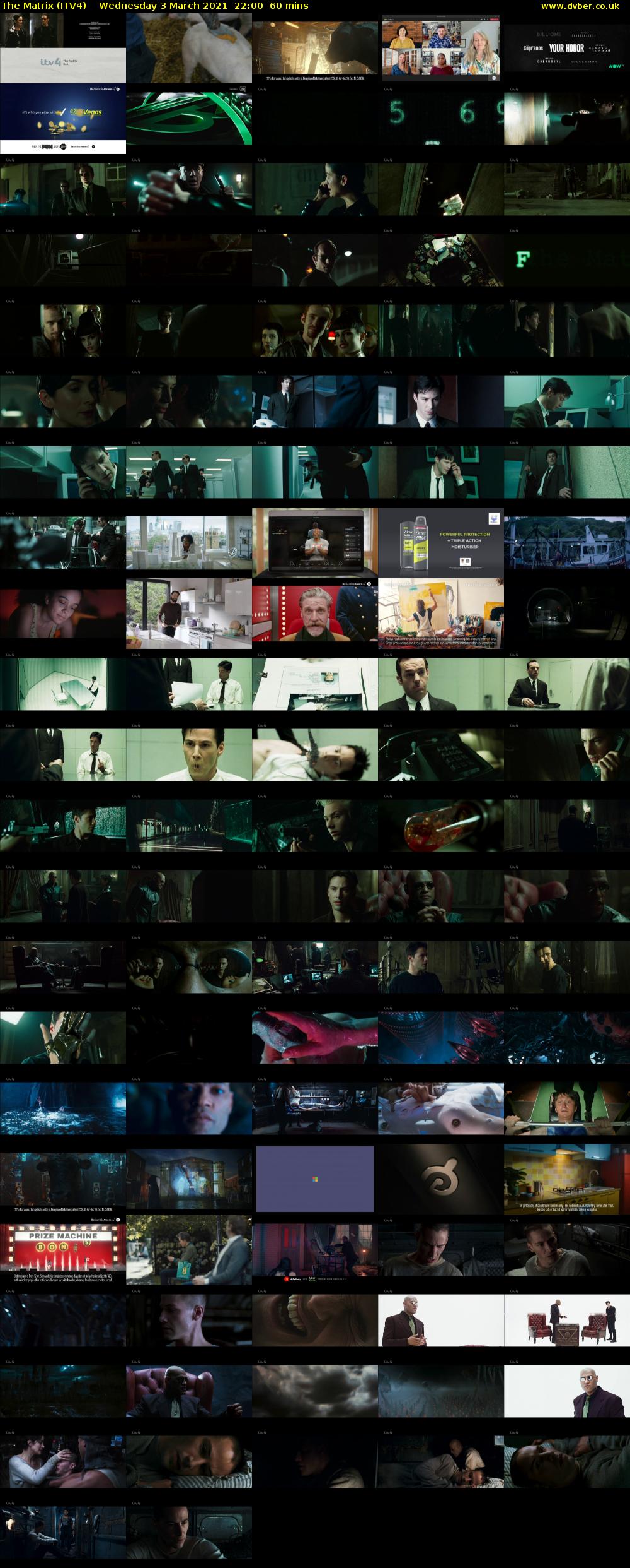 The Matrix (ITV4) Wednesday 3 March 2021 22:00 - 23:00