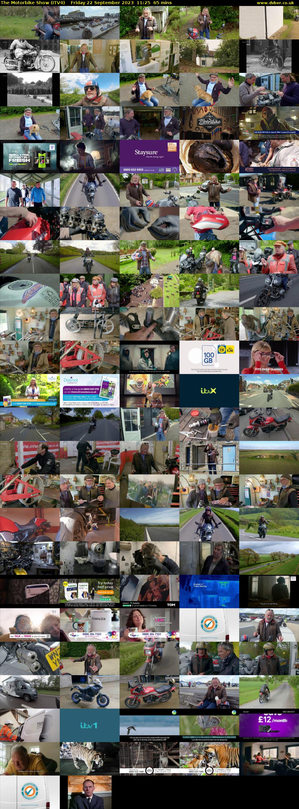 The Motorbike Show (ITV4) Friday 22 September 2023 11:25 - 12:30