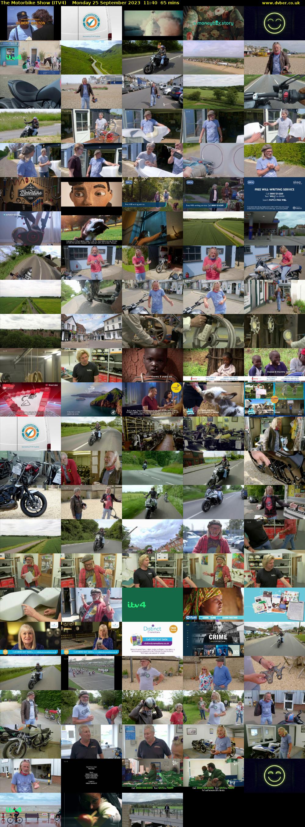 The Motorbike Show (ITV4) Monday 25 September 2023 11:40 - 12:45