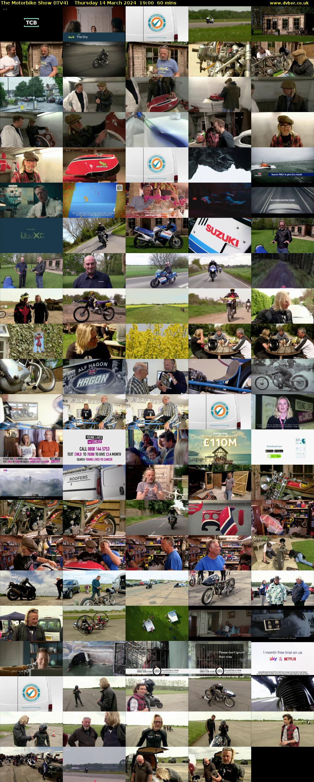 The Motorbike Show (ITV4) Thursday 14 March 2024 19:00 - 20:00