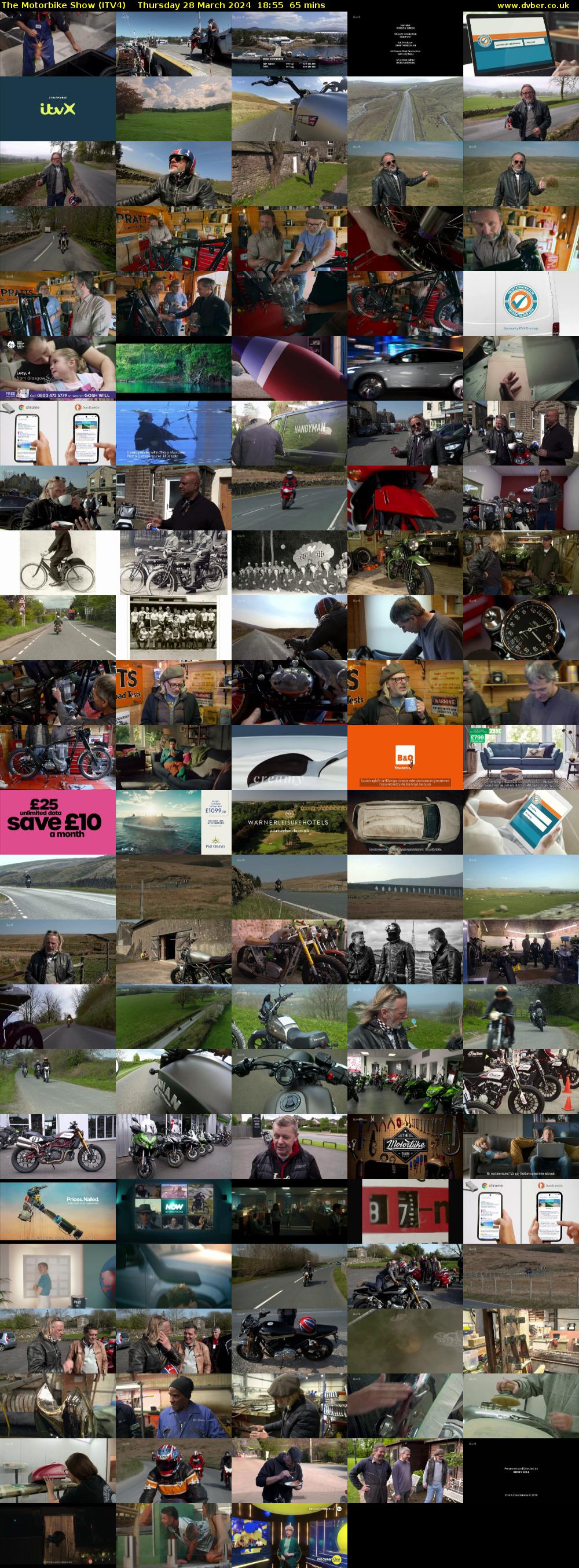 The Motorbike Show (ITV4) Thursday 28 March 2024 18:55 - 20:00