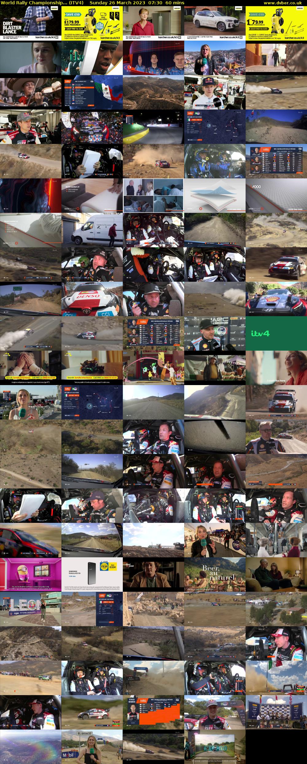 World Rally Championship... (ITV4) Sunday 26 March 2023 07:30 - 08:30
