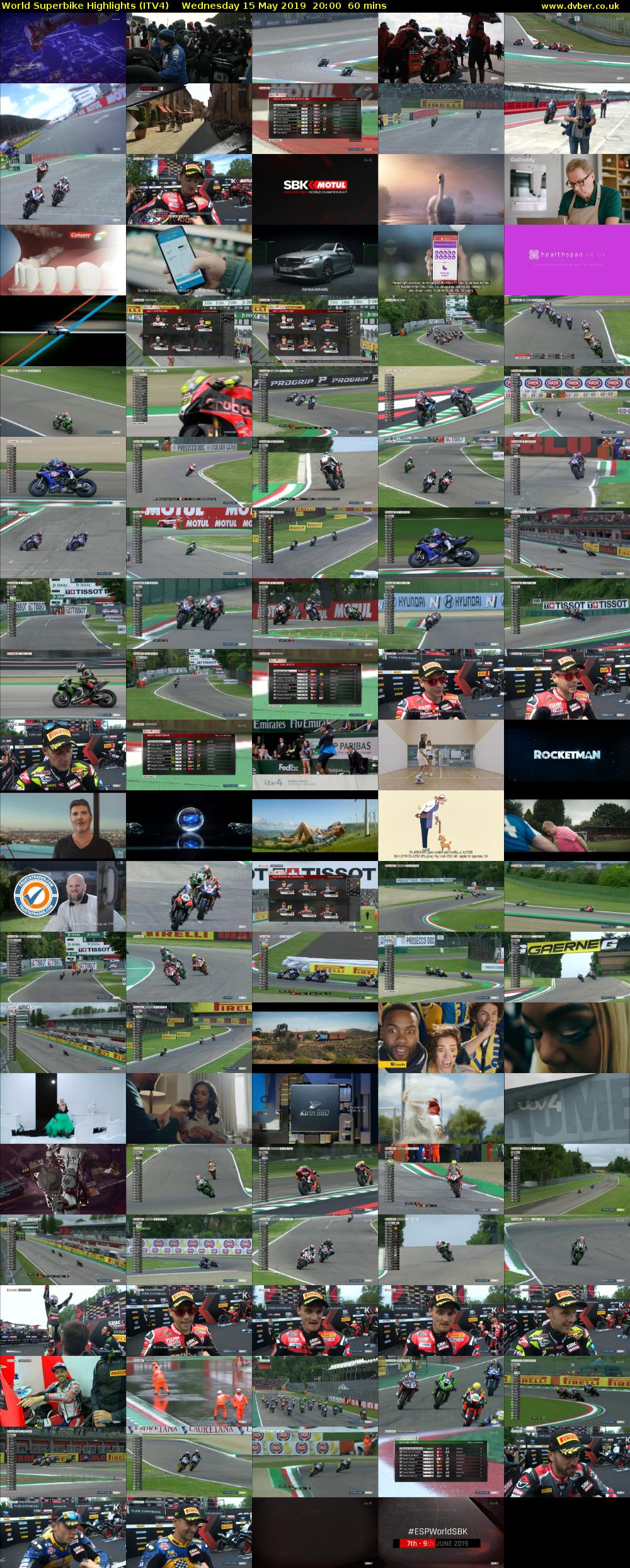 World Superbike Highlights (ITV4) Wednesday 15 May 2019 20:00 - 21:00