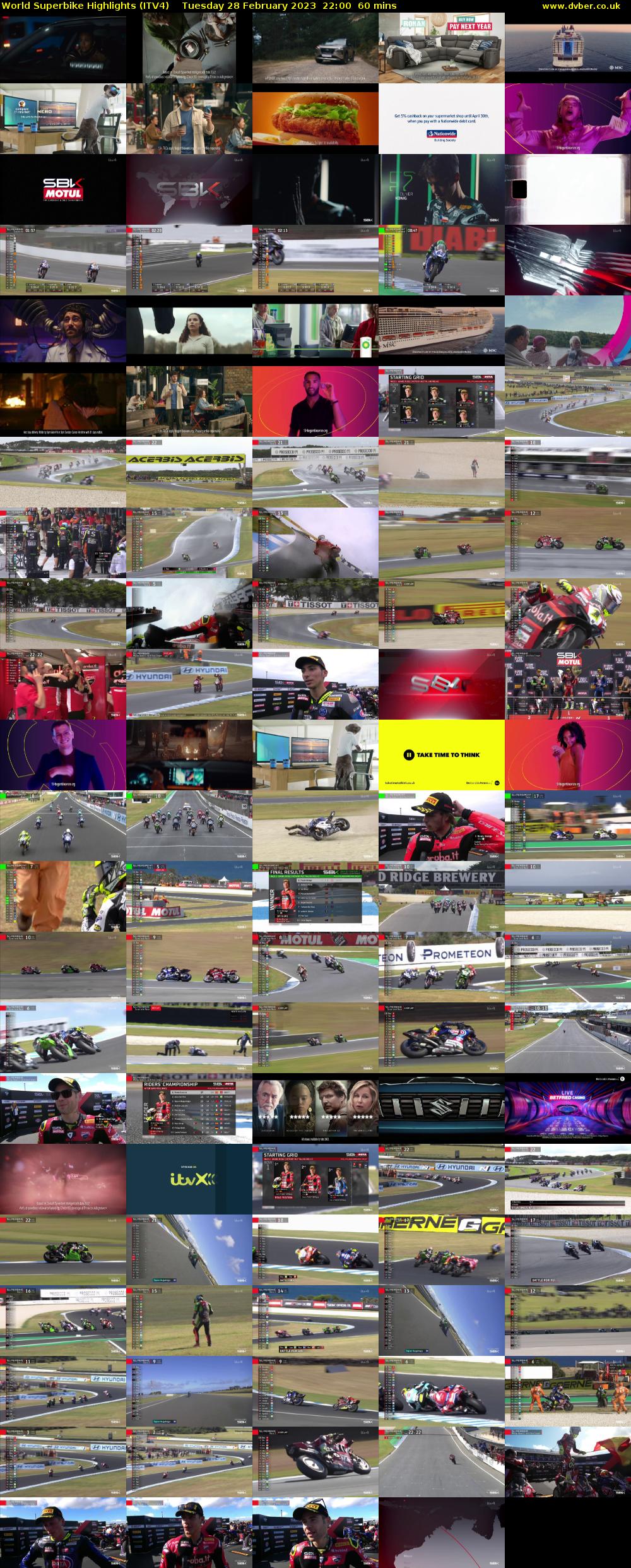 World Superbike Highlights (ITV4) Tuesday 28 February 2023 22:00 - 23:00