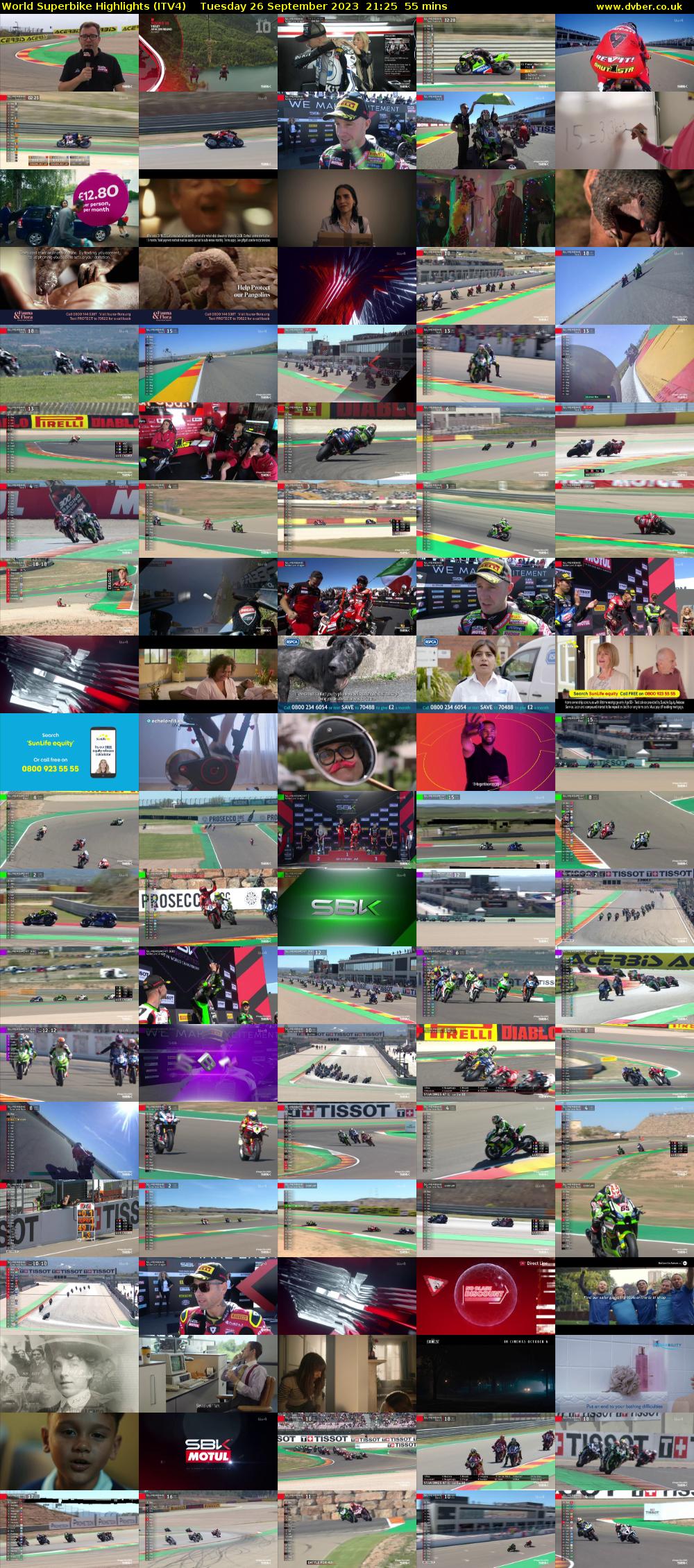 World Superbike Highlights (ITV4) Tuesday 26 September 2023 21:25 - 22:20