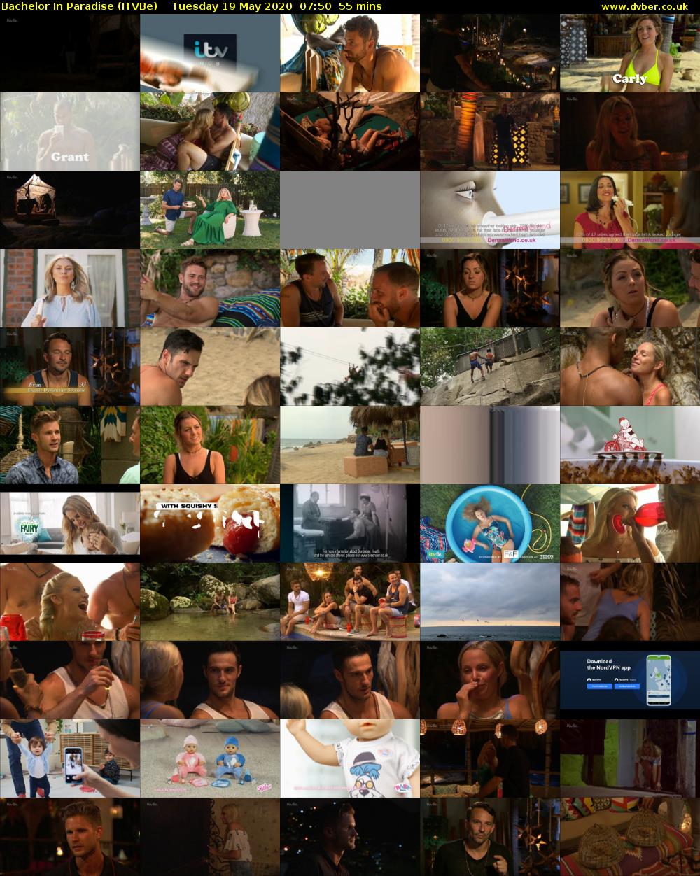 Bachelor in Paradise (ITVBe) Tuesday 19 May 2020 07:50 - 08:45