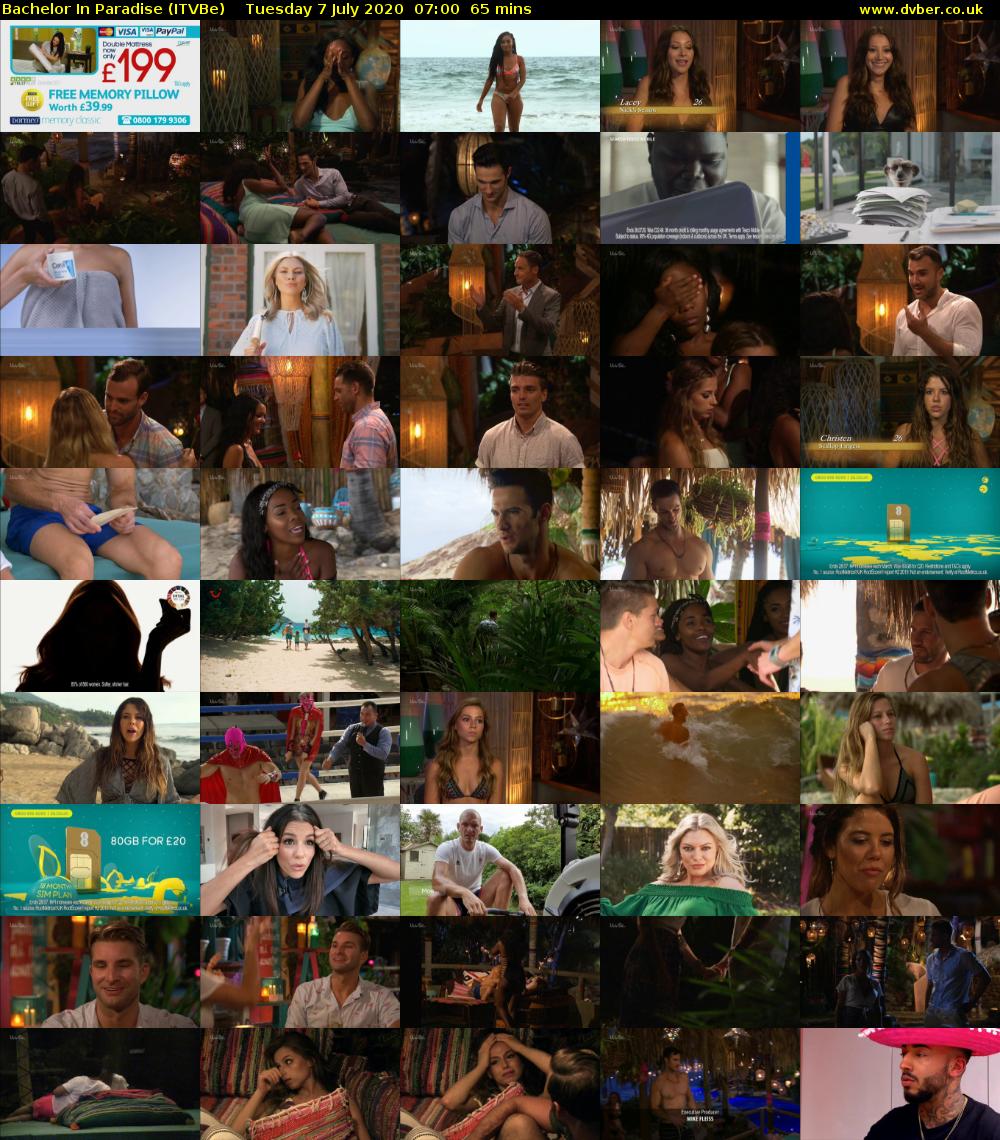 Bachelor in Paradise (ITVBe) Tuesday 7 July 2020 07:00 - 08:05