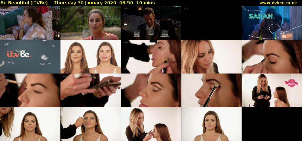 Be Beautiful (ITVBe) Thursday 30 January 2020 08:50 - 09:00