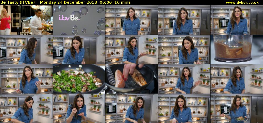 Be Tasty (ITVBe) Monday 24 December 2018 06:00 - 06:10