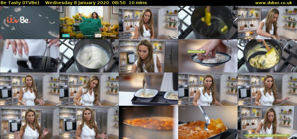 Be Tasty (ITVBe) Wednesday 8 January 2020 08:50 - 09:00
