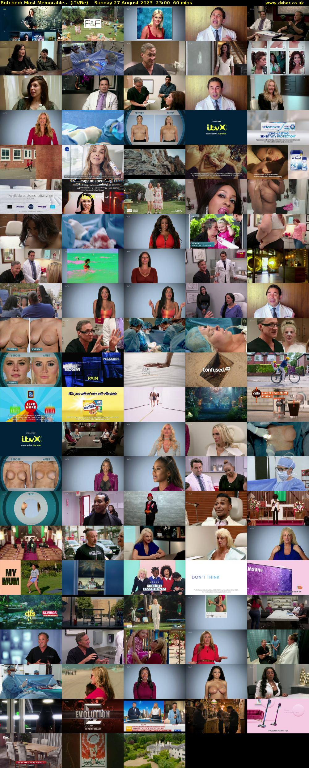 Botched: Most Memorable... (ITVBe) Sunday 27 August 2023 23:00 - 00:00