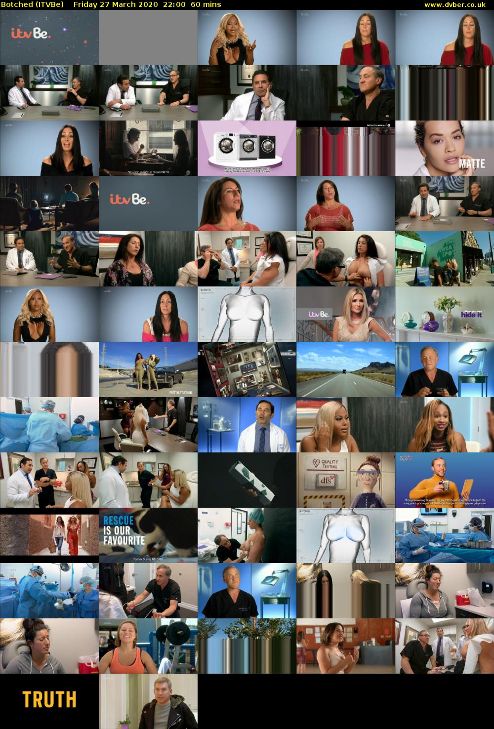 Botched (ITVBe) Friday 27 March 2020 22:00 - 23:00
