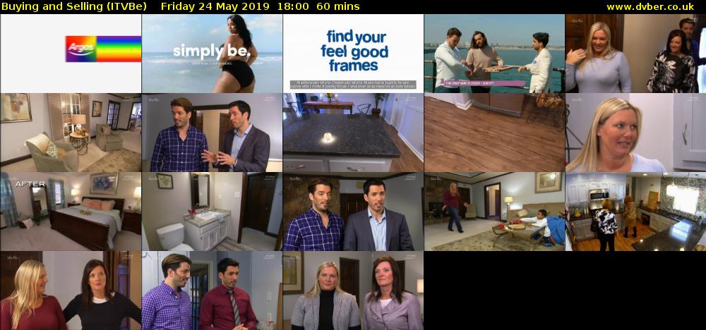 Buying and Selling (ITVBe) Friday 24 May 2019 18:00 - 19:00