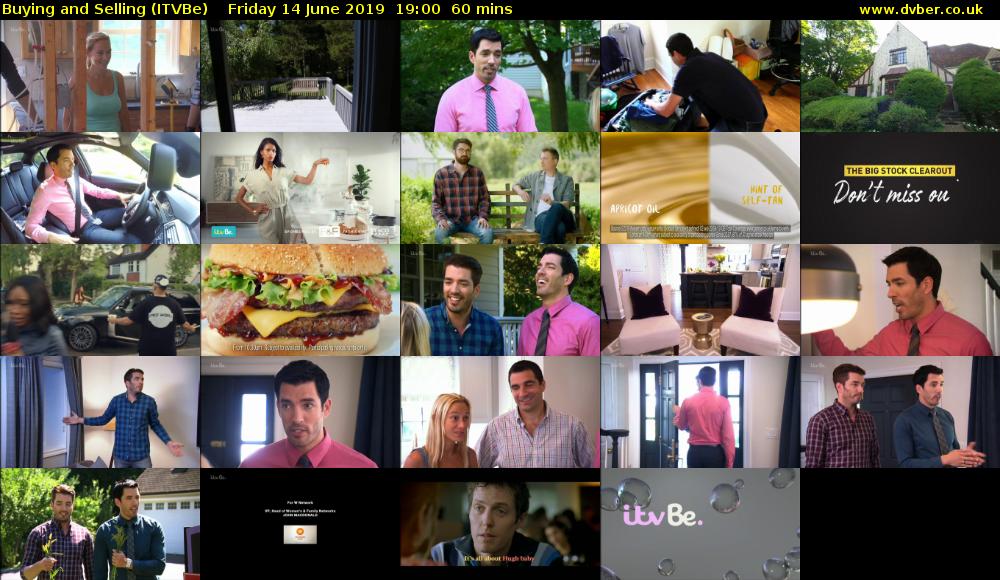 Buying and Selling (ITVBe) Friday 14 June 2019 19:00 - 20:00