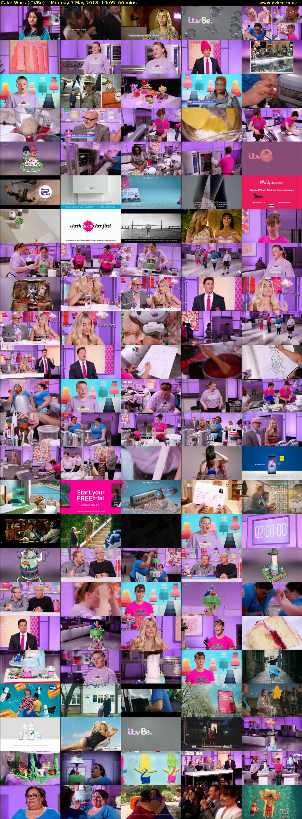 Cake Wars (ITVBe) Monday 7 May 2018 14:05 - 15:05