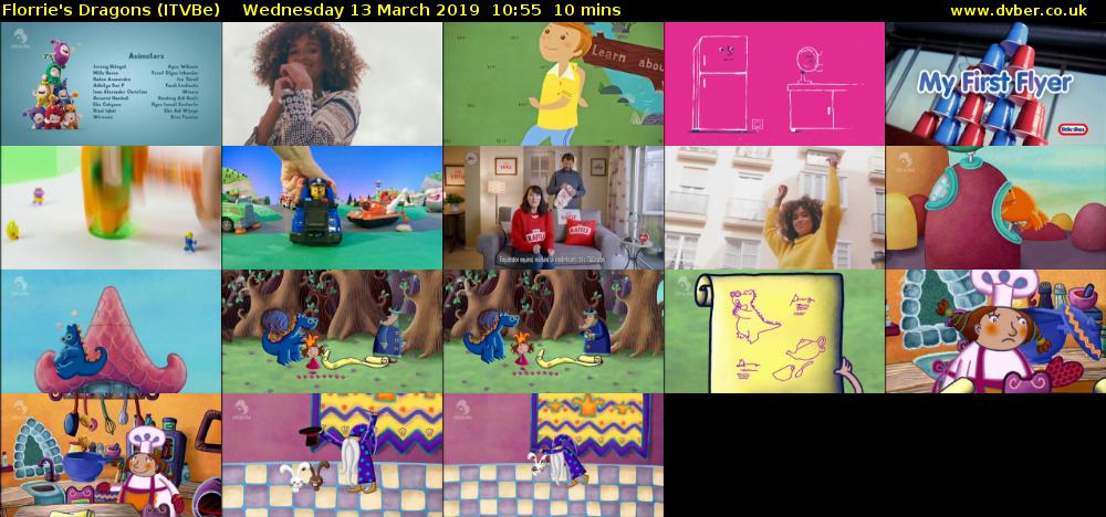 Florrie's Dragons (ITVBe) Wednesday 13 March 2019 10:55 - 11:05